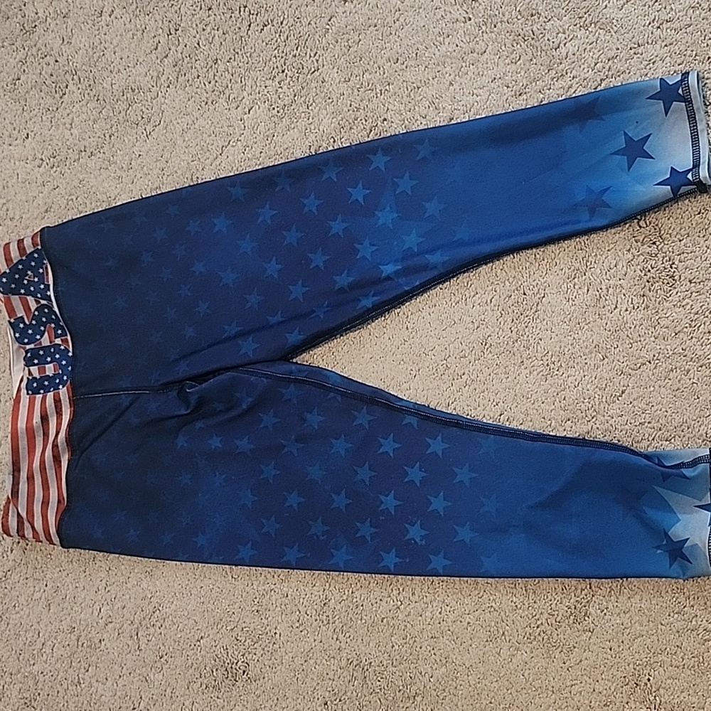 Stars and Stripes patriotic leggings